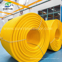 EU Standard PP/PE/Polypropylene/Polyester/Polyamide/Nylon/Plastic/PA Multifilament Combination Compound Steel Wire Rope for Fishing